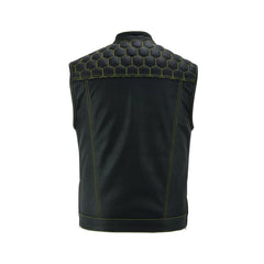Premium Biker Style Leather Vest The Leather Fit