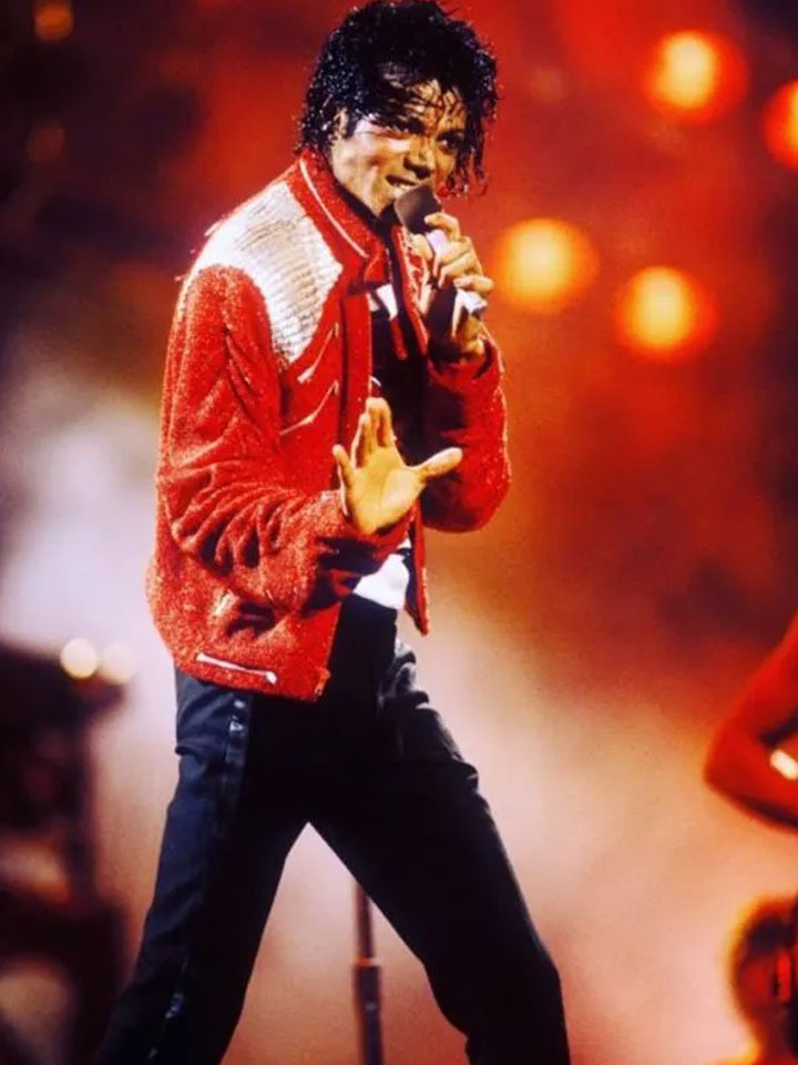 Red & White Leather Jacket The Leather Fit