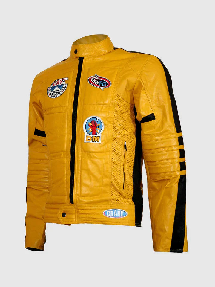 Yellow Motorcycle Jacket The Leather Fit