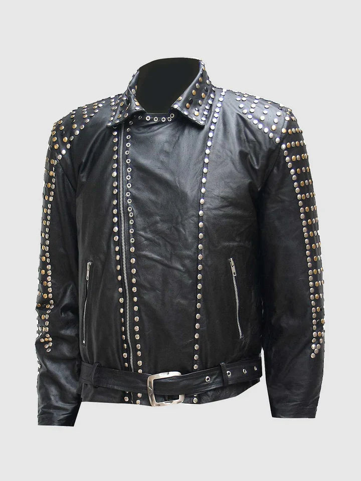 Leather Jacket With Studs The Leather Fit