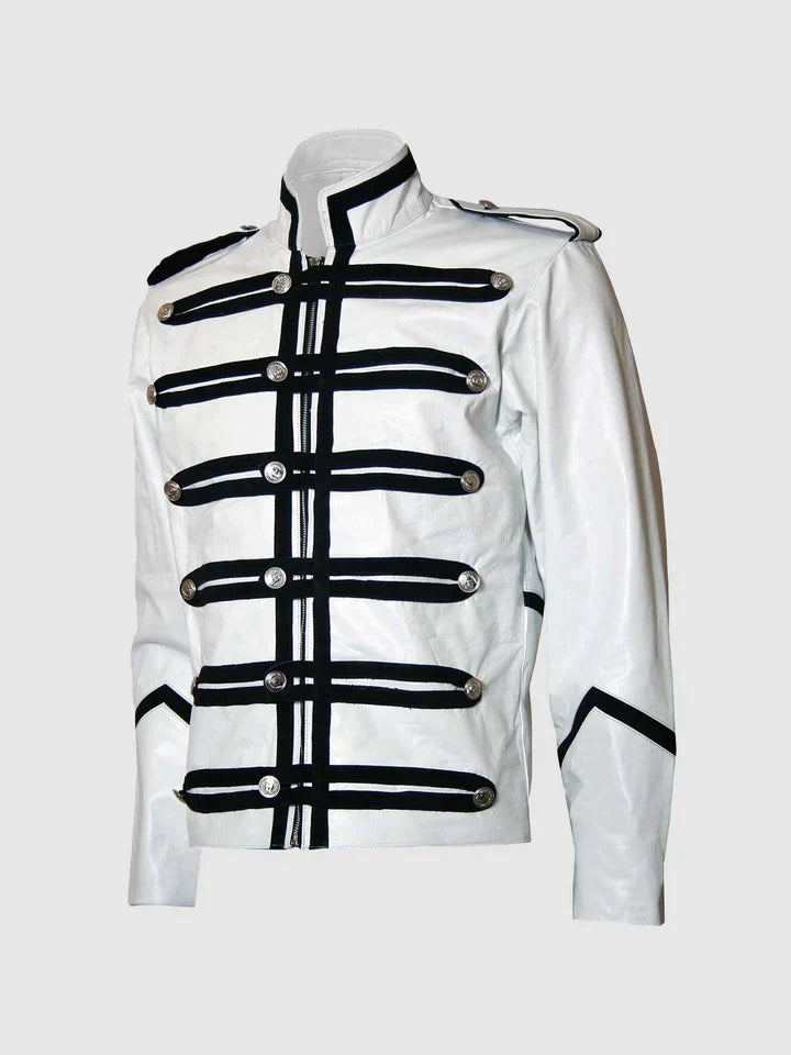 Classic Leather Military Jacket The Leather Fit