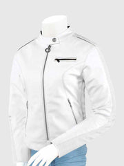 White Motorcycle Jacket The Leather Fit