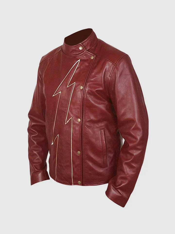 Burgundy Motorcycle Jacket The Leather Fit