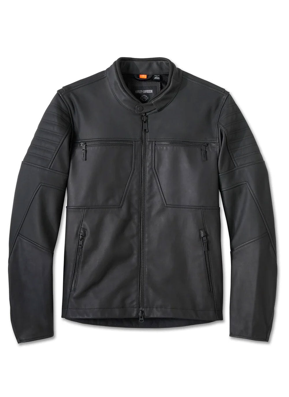Willie G Skull Graphic Leather Riding Jacket The Leather Fit