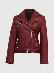 Burgundy Leather Jacket The Leather Fit