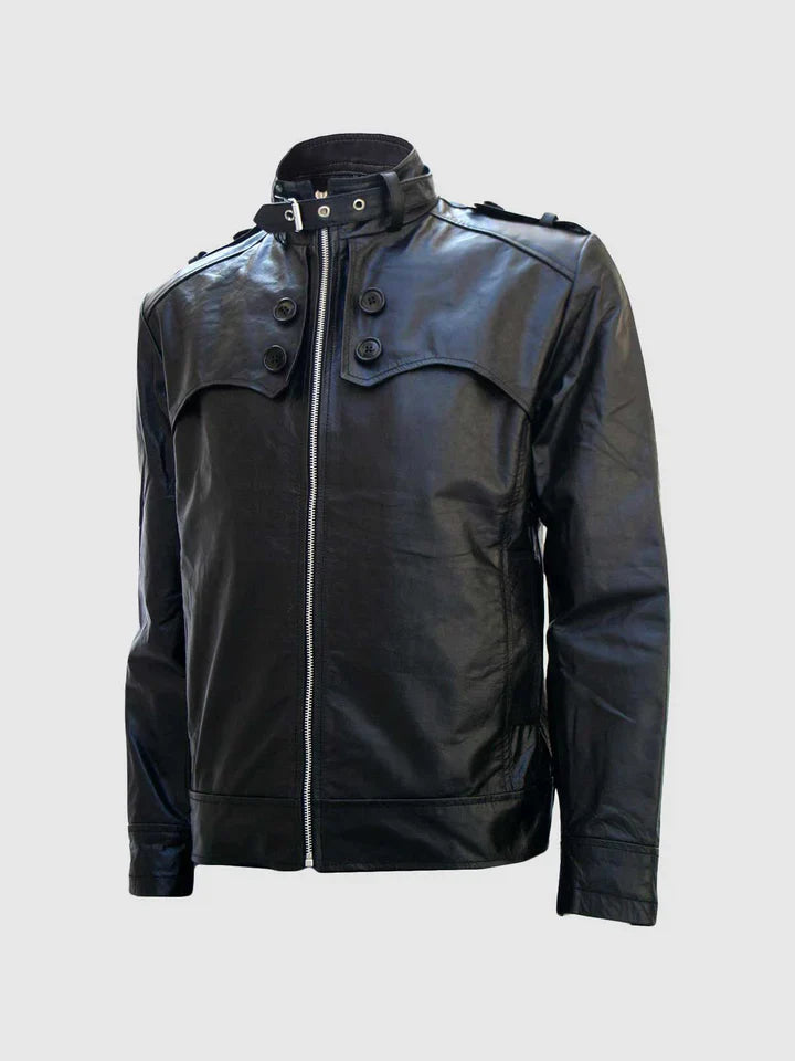 Black Leather Riding Jacket The Leather Fit