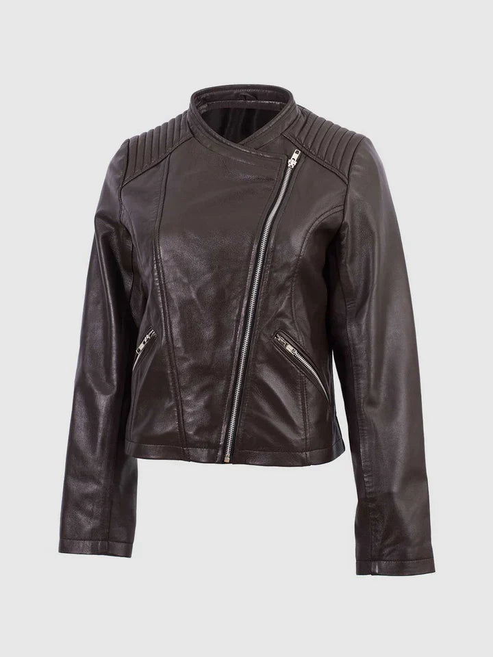 Classic Brown Leather Jacket The Leather Fit
