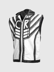 Black & White Leather Vest The Leather Fit