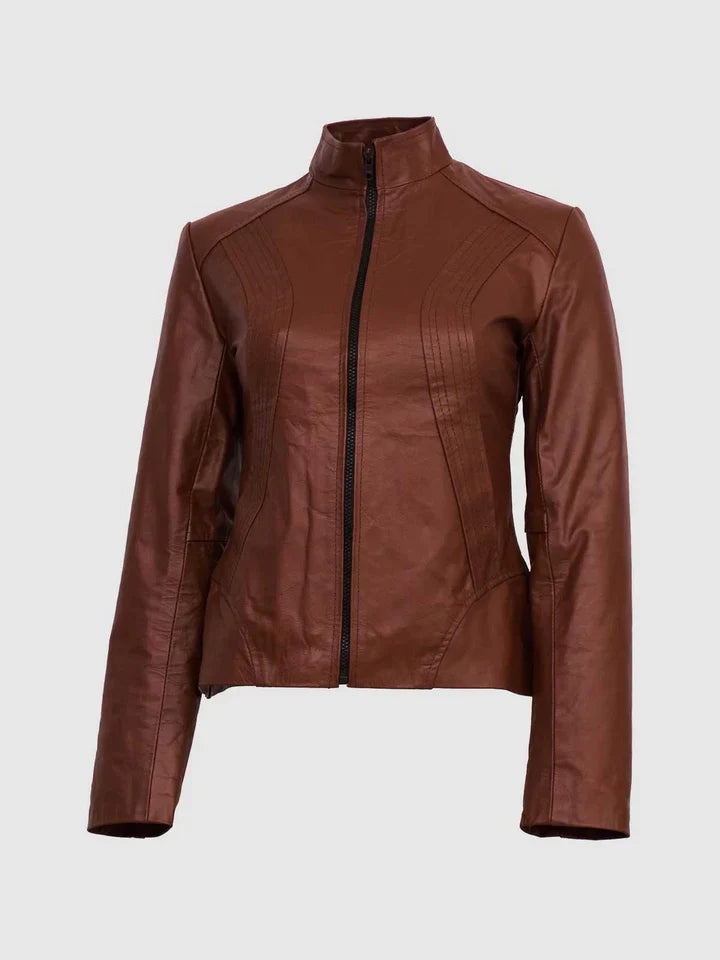 Classic Tan Leather Jacket The Leather Fit