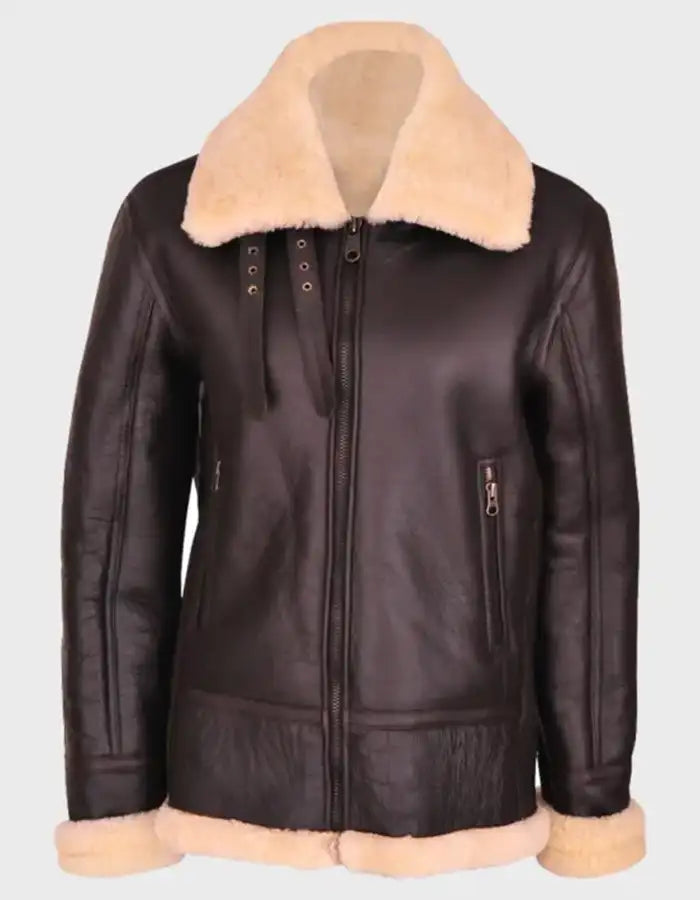 Tracy Brown SF Aviator Leather Jacket The Leather Fit