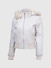 White Fur Leather Jacket The Leather Fit