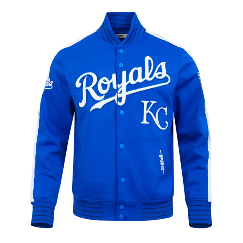 Kansas City Royals Current Logo Game Day Royal Jacket The Leather Fit