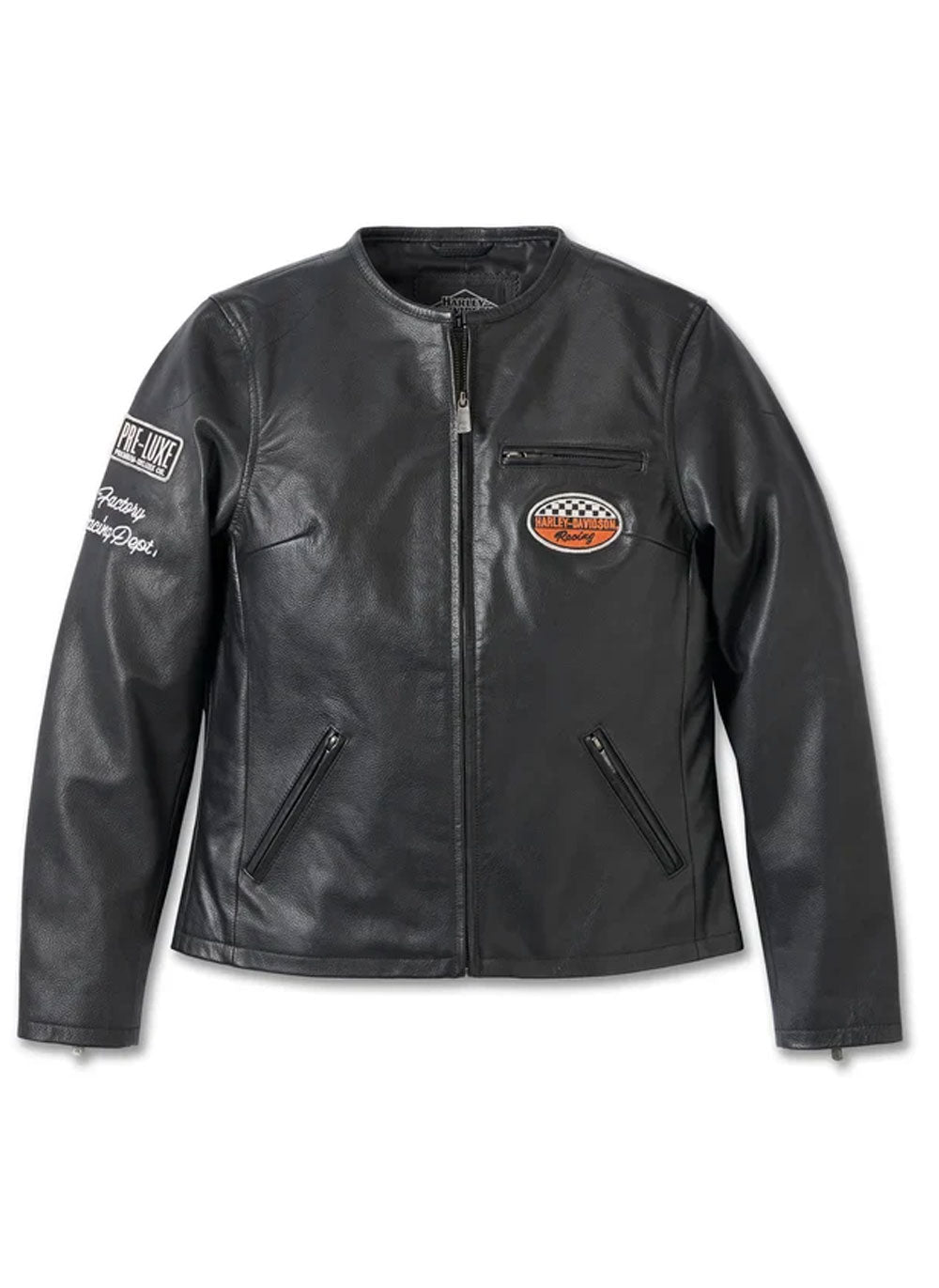 Cafe Racer Leather Jacket - Black The Leather Fit