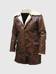 Long Leather Coat With Fur The Leather Fit
