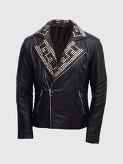 Classic Spiked Leather Jacket The Leather Fit