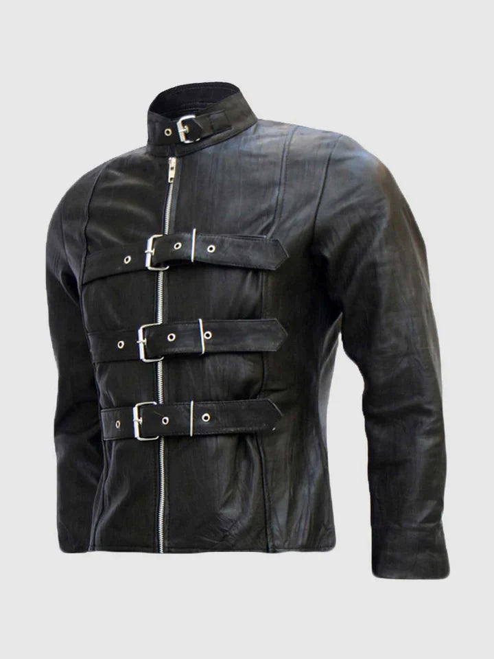 Belted Leather Trench Jacket The Leather Fit