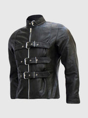 Belted Leather Trench Jacket The Leather Fit
