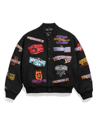 Wrestlemania 1 21 Varsity Jacket The Leather Fit