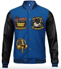 Big Wayne Grillz Gold Fronts varsity Jacket The Leather Fit