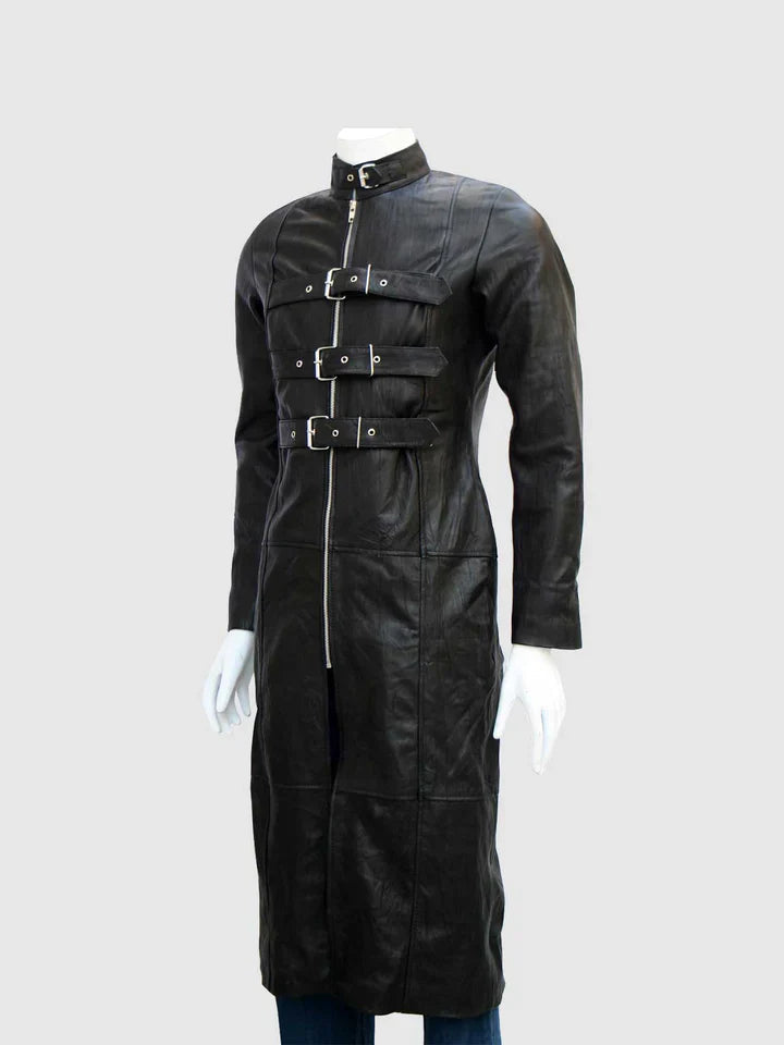 Gothic Leather Trench Coat The Leather Fit
