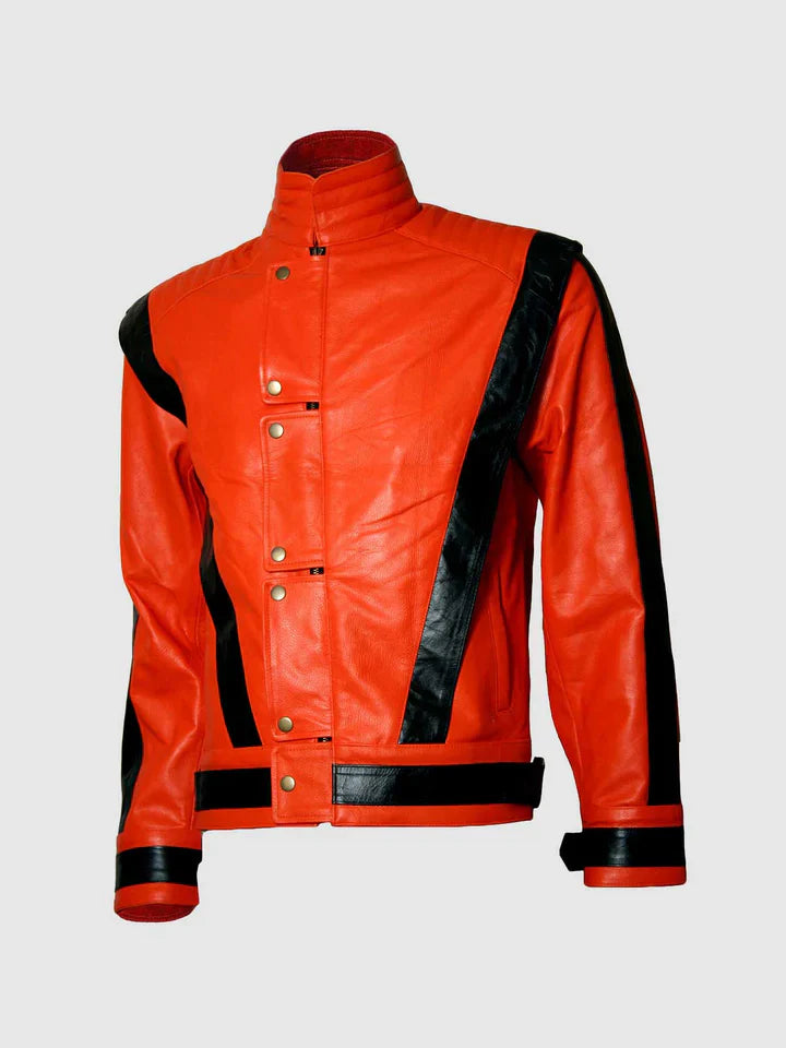 Orange Leather Jacket The Leather Fit