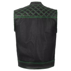 Men’s Real Leather Biker Vest – Durable, Sleek, and Road-Ready Design The Leather Fit
