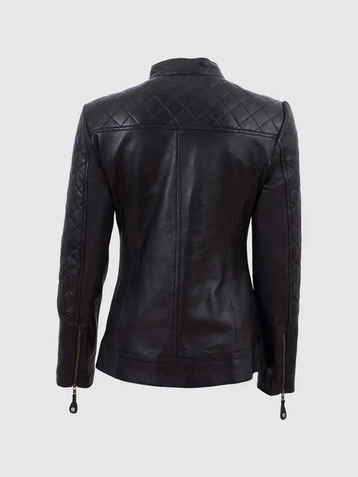 Cafe Racer Leather Jacket The Leather Fit