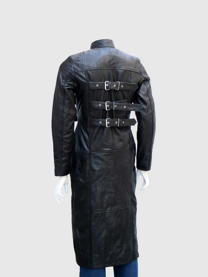 Gothic Leather Trench Coat The Leather Fit