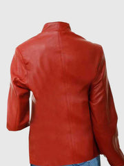 Classic Red Leather Jacket The Leather Fit