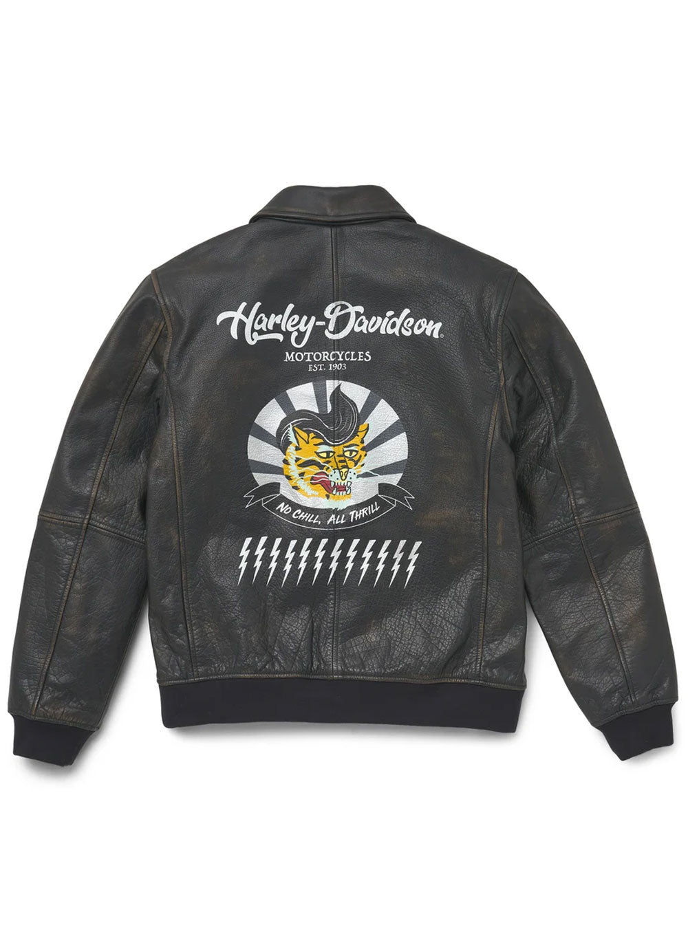 Men's Archer Bomber Leather Jacket The Leather Fit