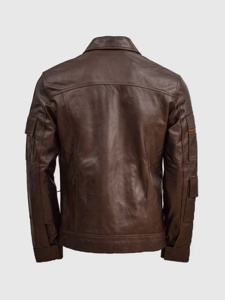 Classic Brown Leather Jacket The Leather Fit