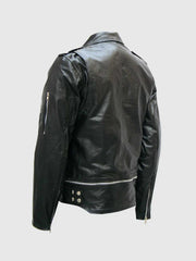 Classic Leather Zipper Jacket The Leather Fit