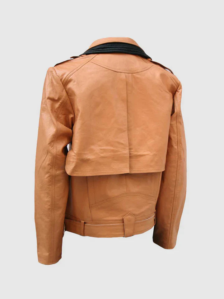 Tan Leather Motorcycle Jacket The Leather Fit