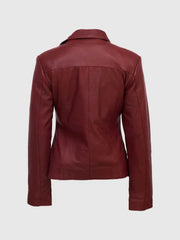 Burgundy Leather Jacket The Leather Fit