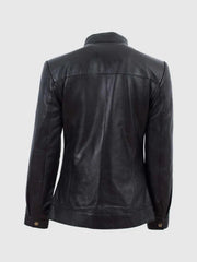 Black Biker Leather Jacket The Leather Fit