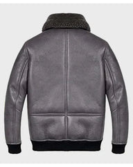 Robinson Shearling Grey B2 Leather Jacket The Leather Fit