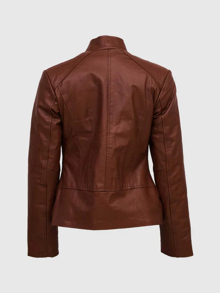 Classic Tan Leather Jacket The Leather Fit