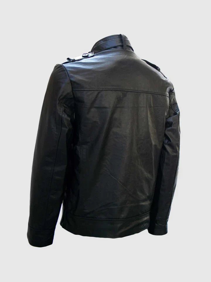 Black Leather Riding Jacket The Leather Fit