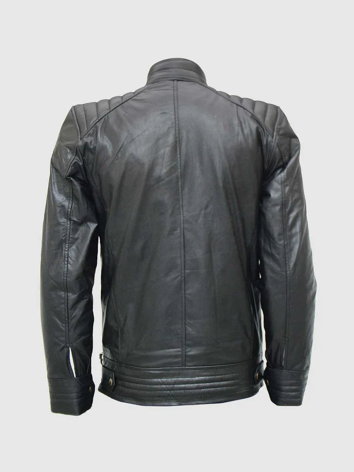 Quilted Leather Motorcycle Jacket The Leather Fit