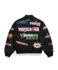 Wrestlemania 1 21 Varsity Jacket The Leather Fit