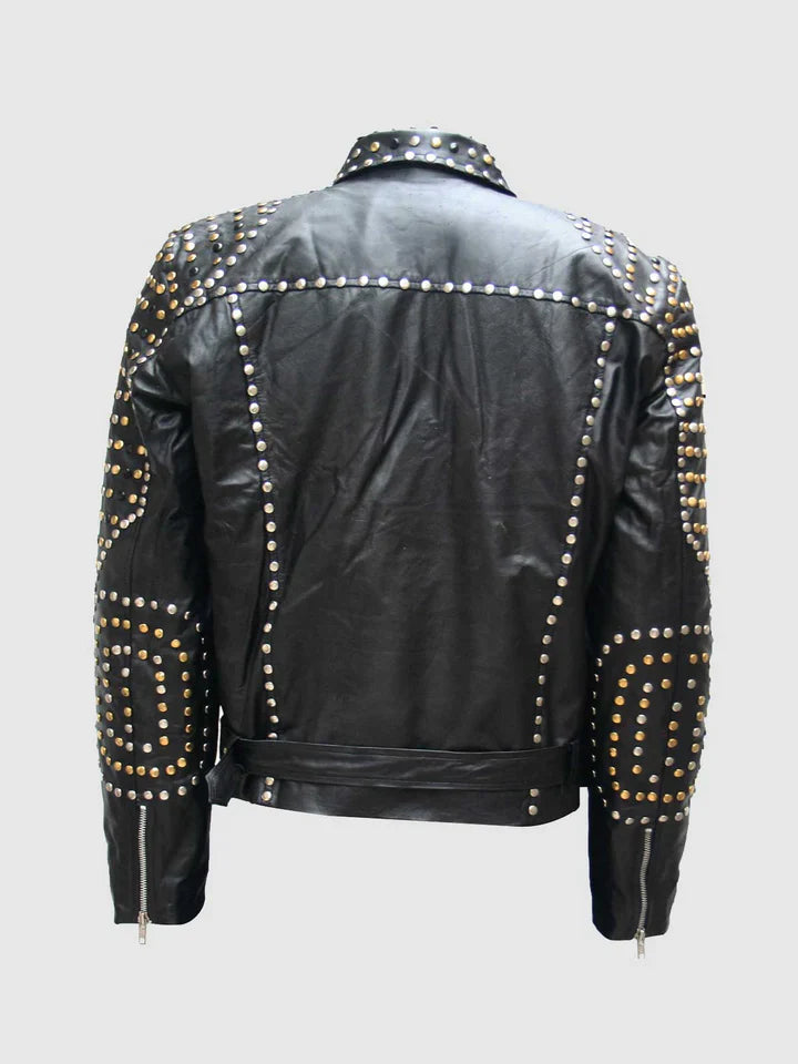 Leather Jacket With Studs The Leather Fit
