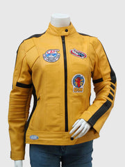 Yellow Motorcycle Jacket The Leather Fit