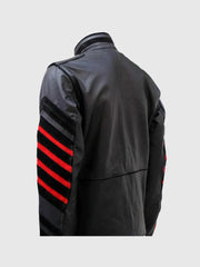 Black Military Leather Jacket The Leather Fit
