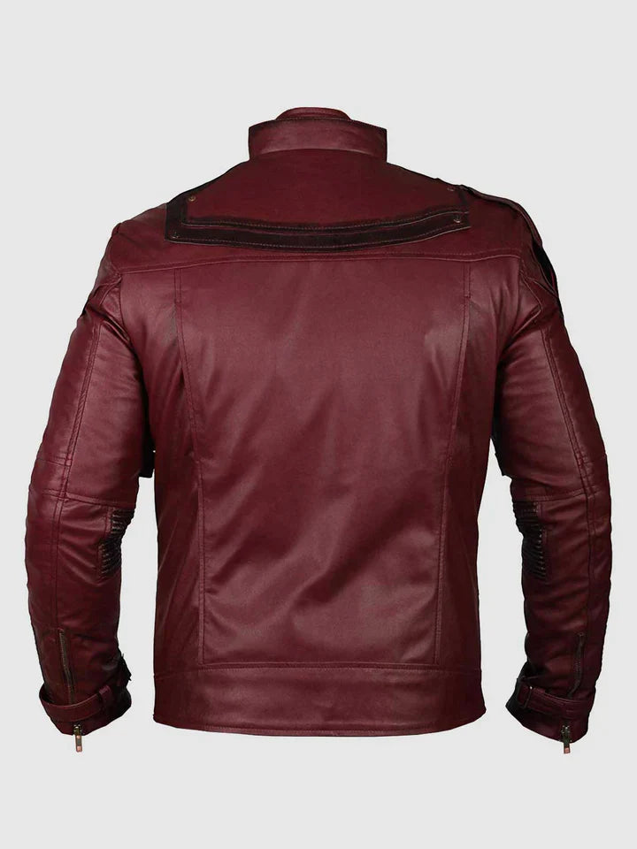 Dark Red Leather Jacket The Leather Fit