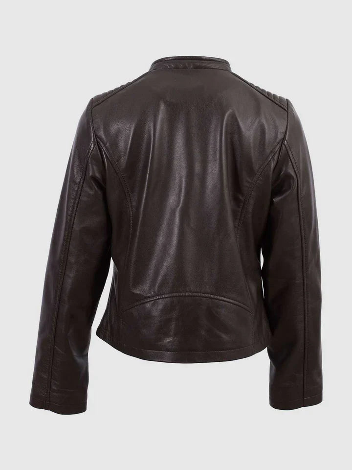 Classic Brown Leather Jacket The Leather Fit