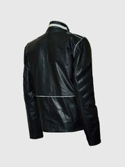 Classic Black Military Jacket The Leather Fit