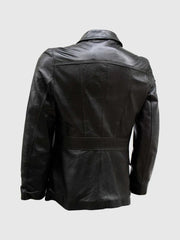 Black Biker Leather Jacket The Leather Fit