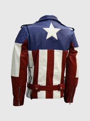 Multi Colored Biker Jacket The Leather Fit