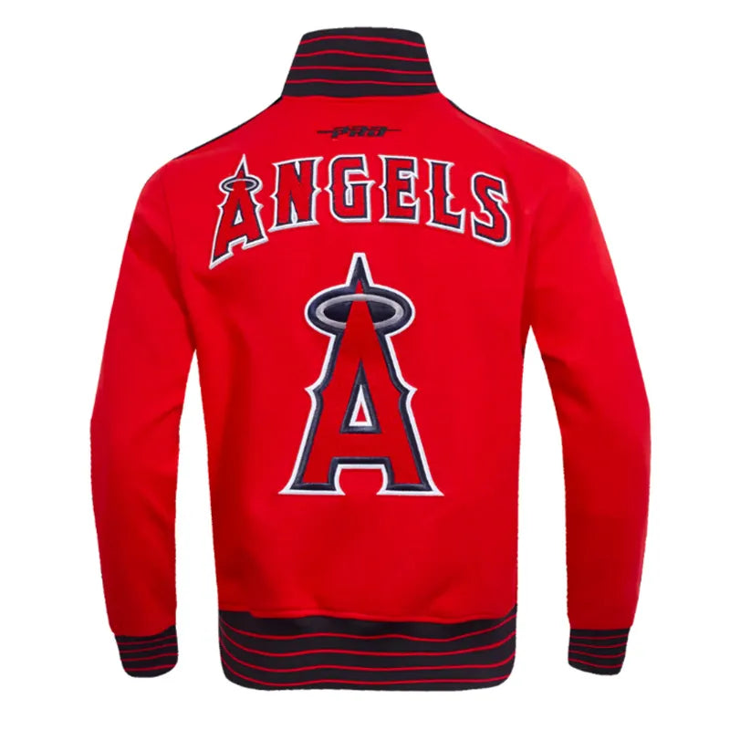 LA Angels Current Logo Game Day Red Jacket The Leather Fit