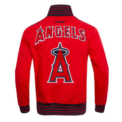 LA Angels Current Logo Game Day Red Jacket The Leather Fit